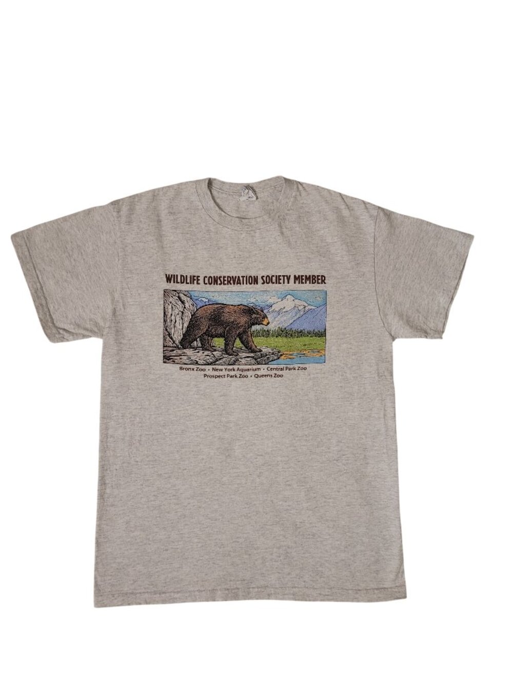 Wildlife Conservation Society Unisex Short Sleeve Crewneck Graphic Tee medium